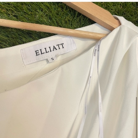 ELLIATT Pallas One-Shoulder Cocktail Dress in Ivory Size Small - Picture 6 of 10